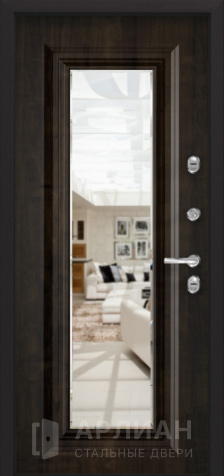 Фото №2 «Входная дверь 3К (три контура) белого цвета снаружи и черного внутри №7»