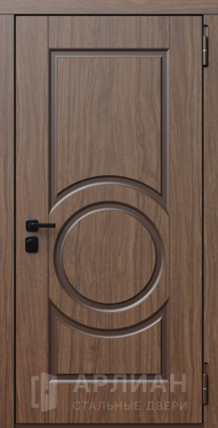 Фото «Входная уличная дверь с накладкой и покрытием винорит №760»